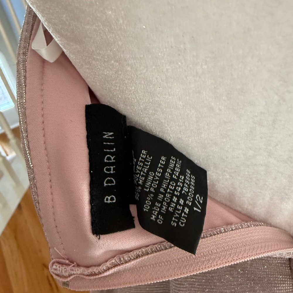 B Darlin Pink Satin Bag with Elegant Design